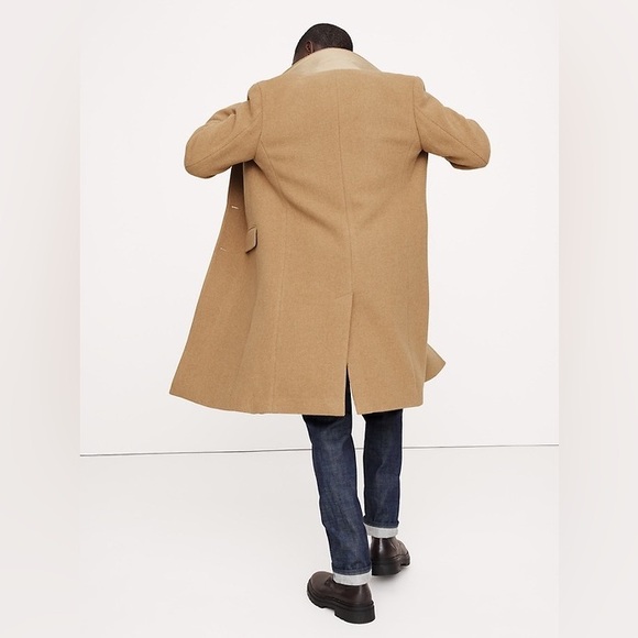 BANANA REPUBLIC ITALIAN MELTON TOPCOAT - Picture 2 of 10